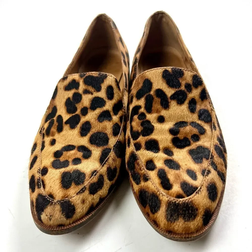 Madewell Frances Leopard Print Loafers